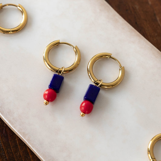 Sylvie Huggie Hoop Earrings