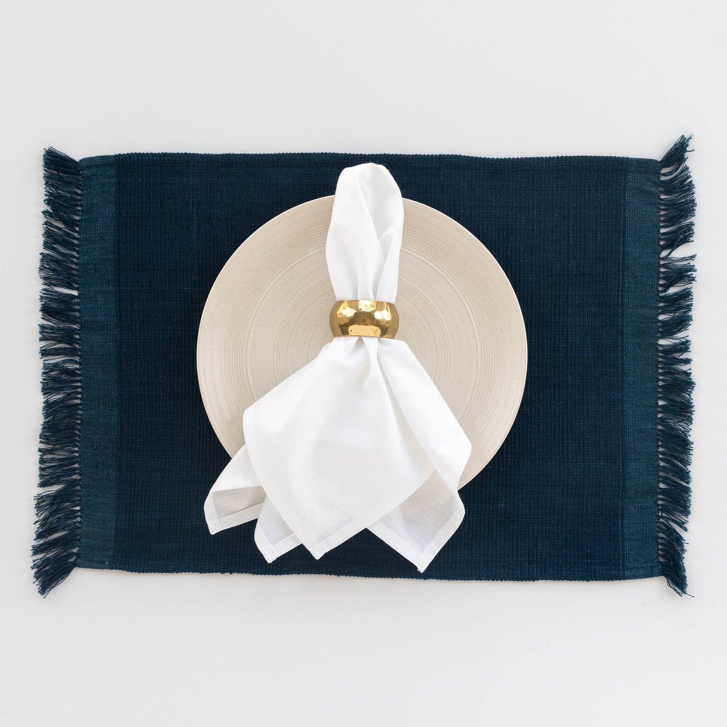 Blank White Cotton Napkins