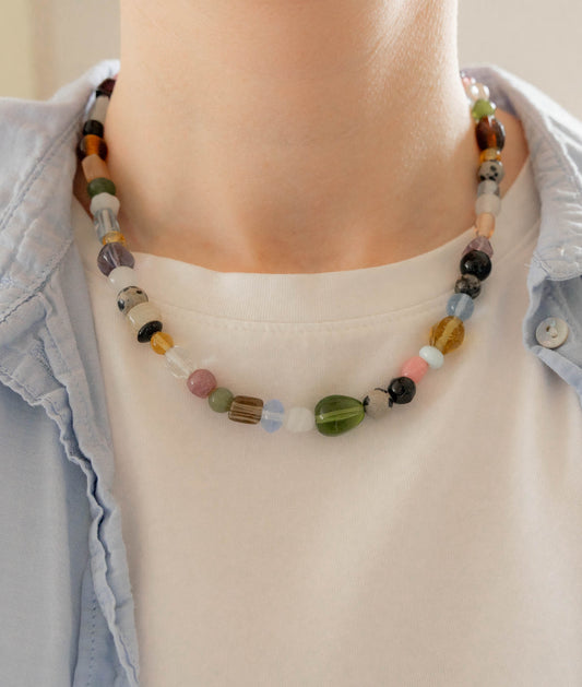 One-of-a-Kind Chunky Beaded Necklace