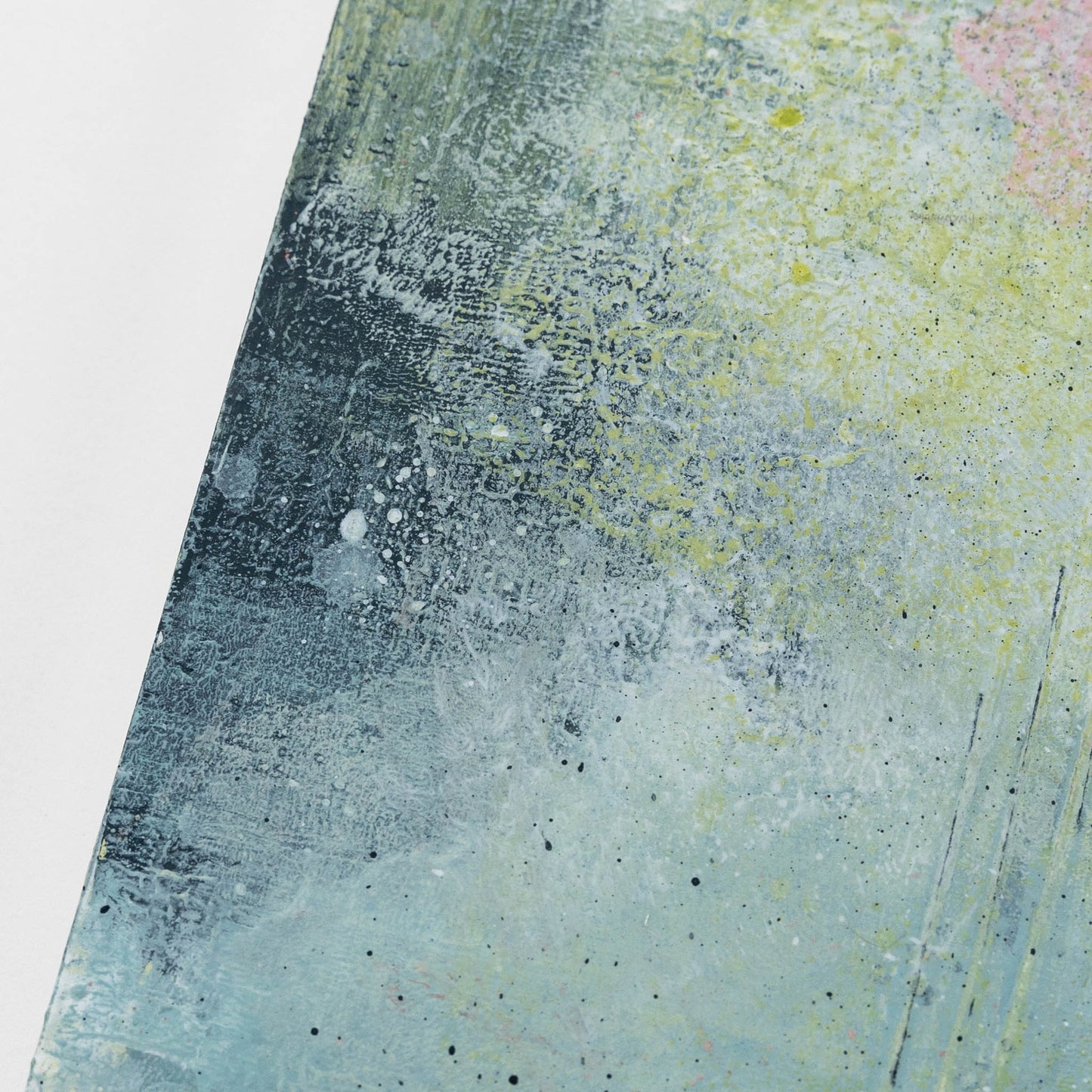 First of the Season Peonies III | 12x12 Abstract Painting on Wood Panel