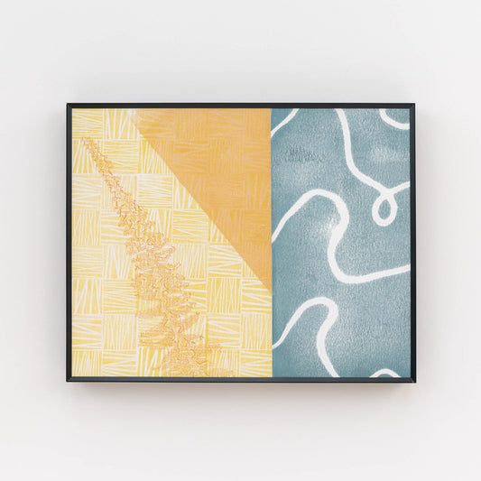 Mirrored I | Original 8x10 Monoprint
