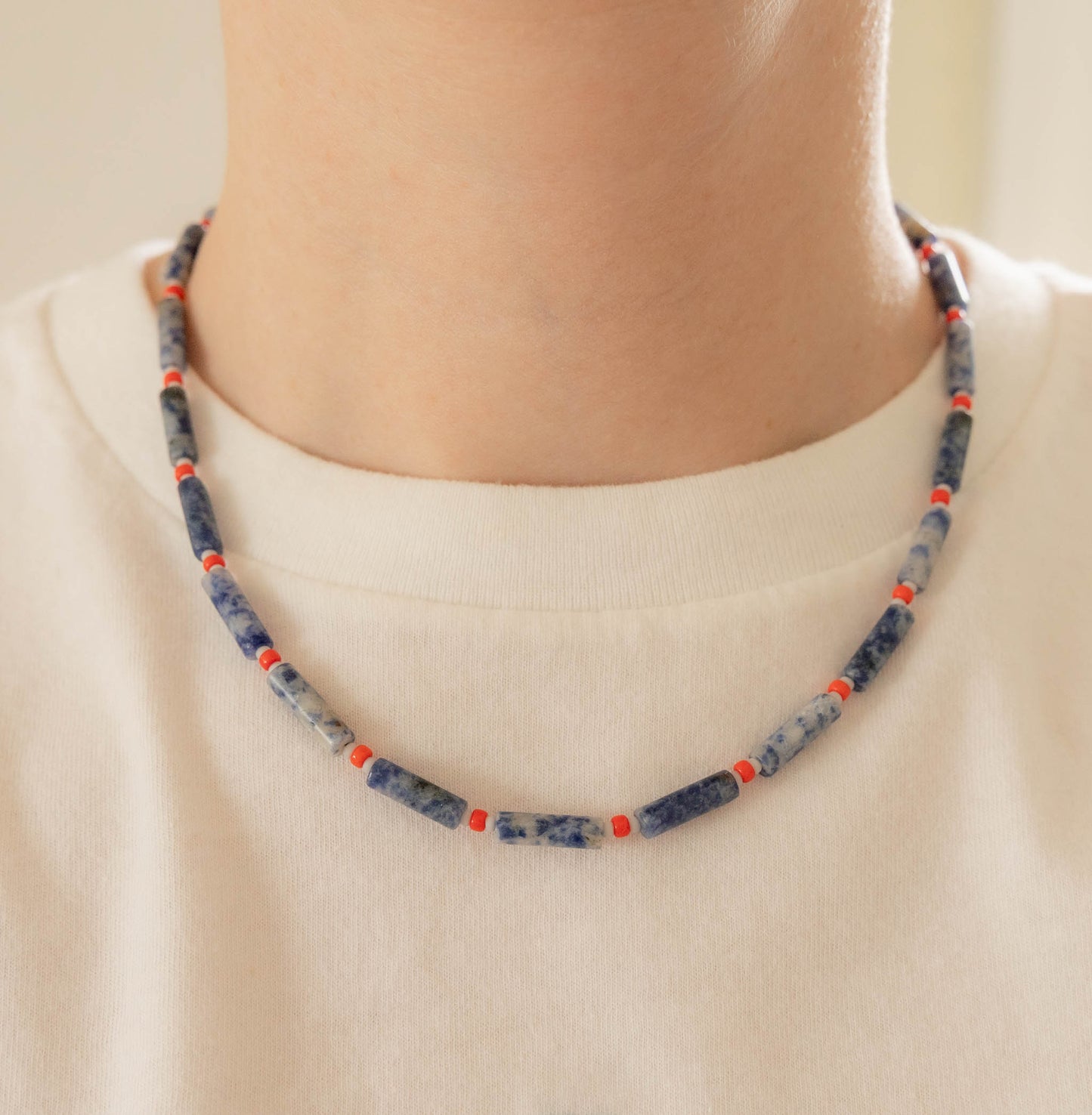 River Beaded Jewelry Set | Matching Necklace & Earrings