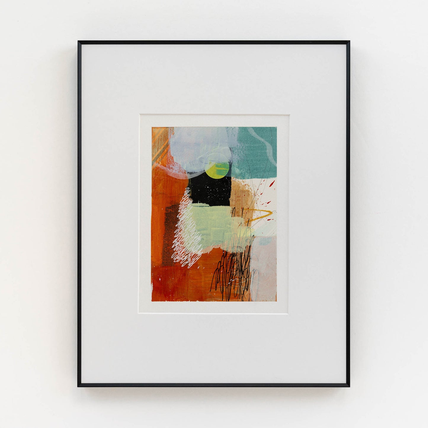 Rooftop Garden Party VIII | Framed 5x7 inch Acrylic Painting