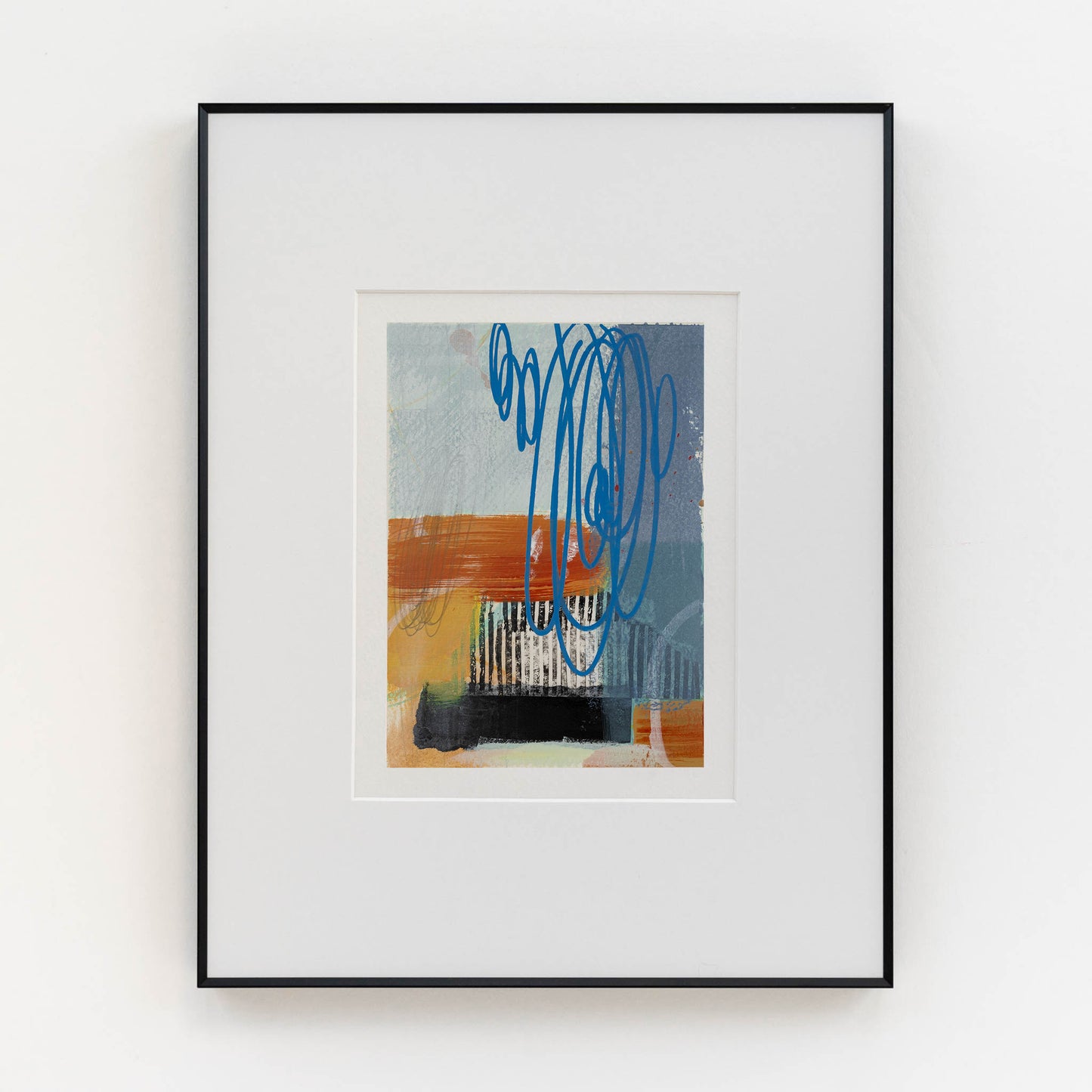Rooftop Garden Party IX | Framed 5x7 inch Acrylic Painting