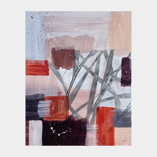 September Grasslands I | 8x10 inch Acrylic Painting