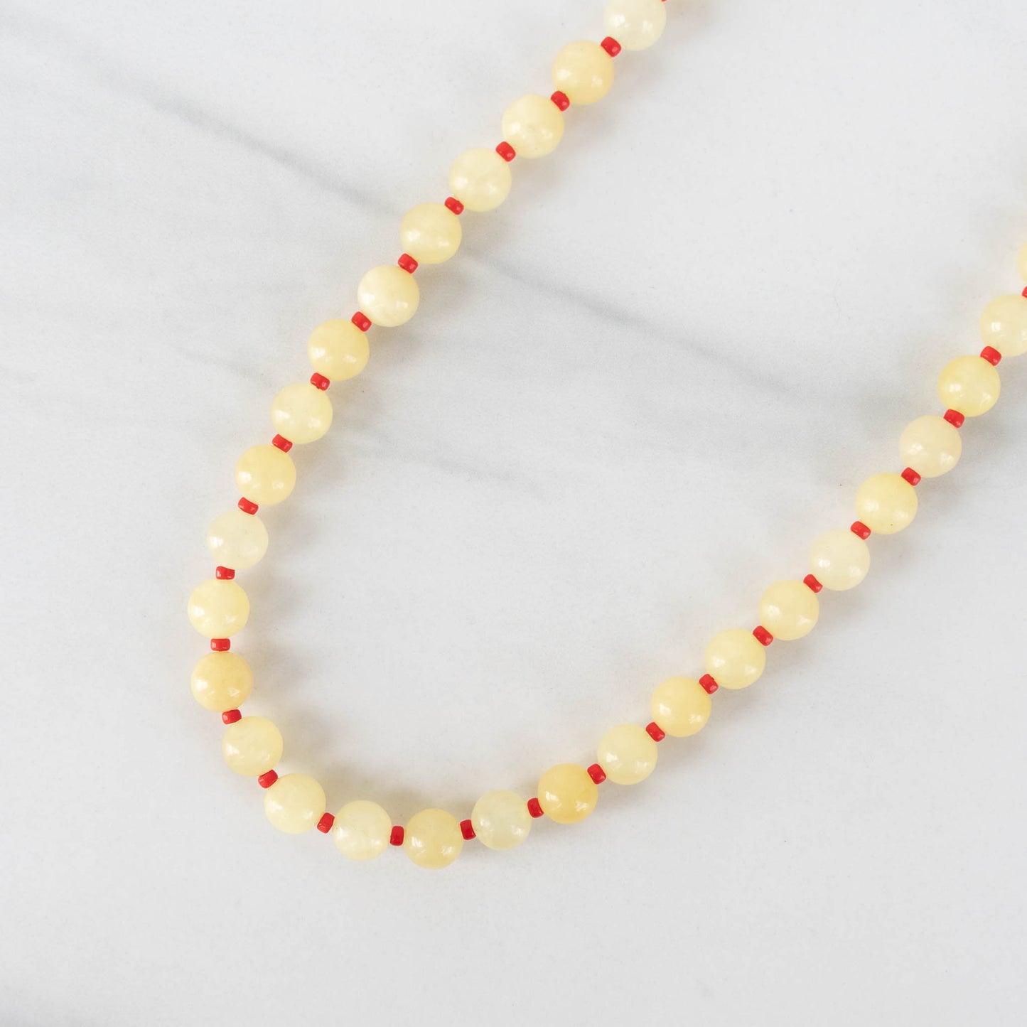 Sunshine Necklace | Yellow Gemstone Beaded Necklace
