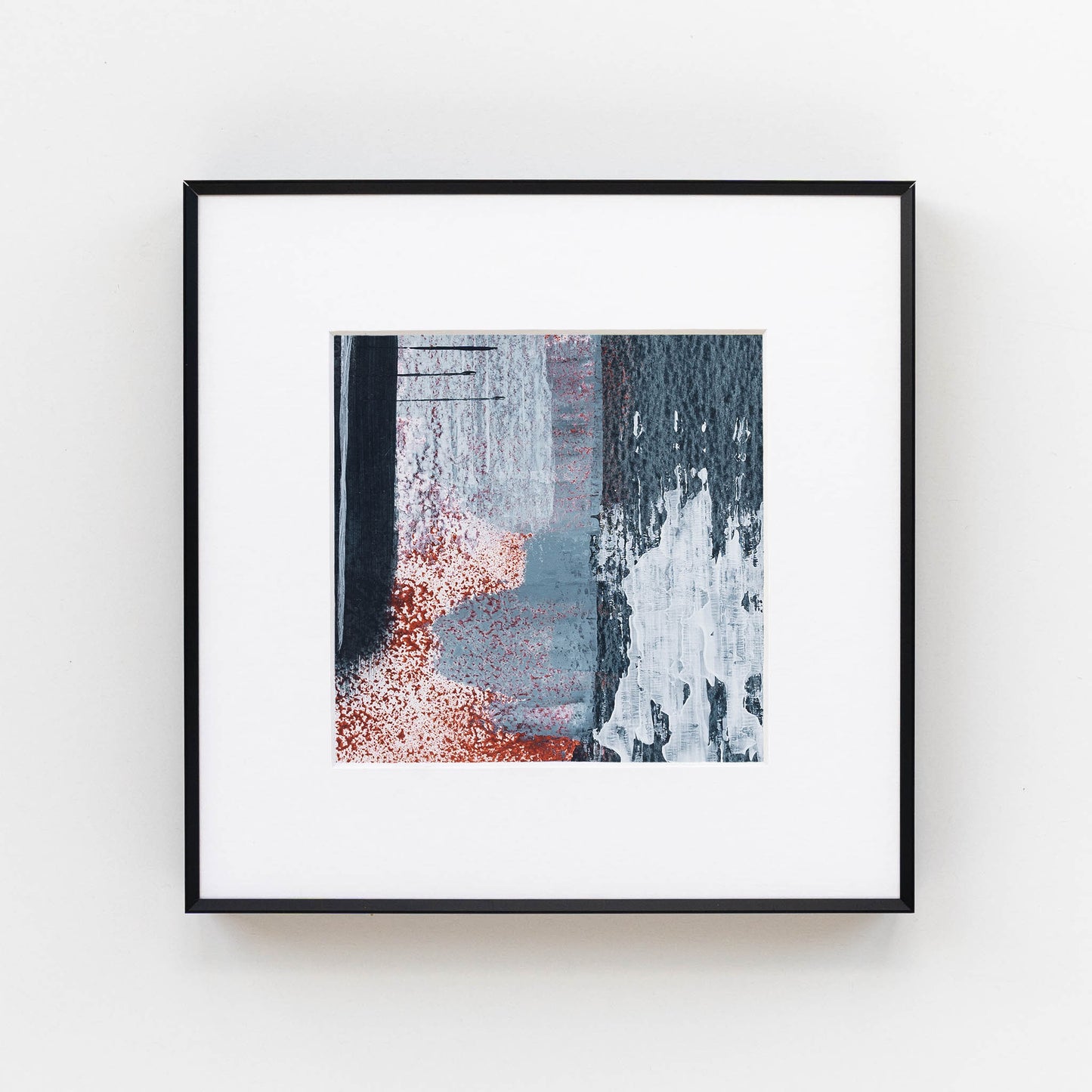 Urban Noise IV | Framed 5x5 inch Acrylic Painting