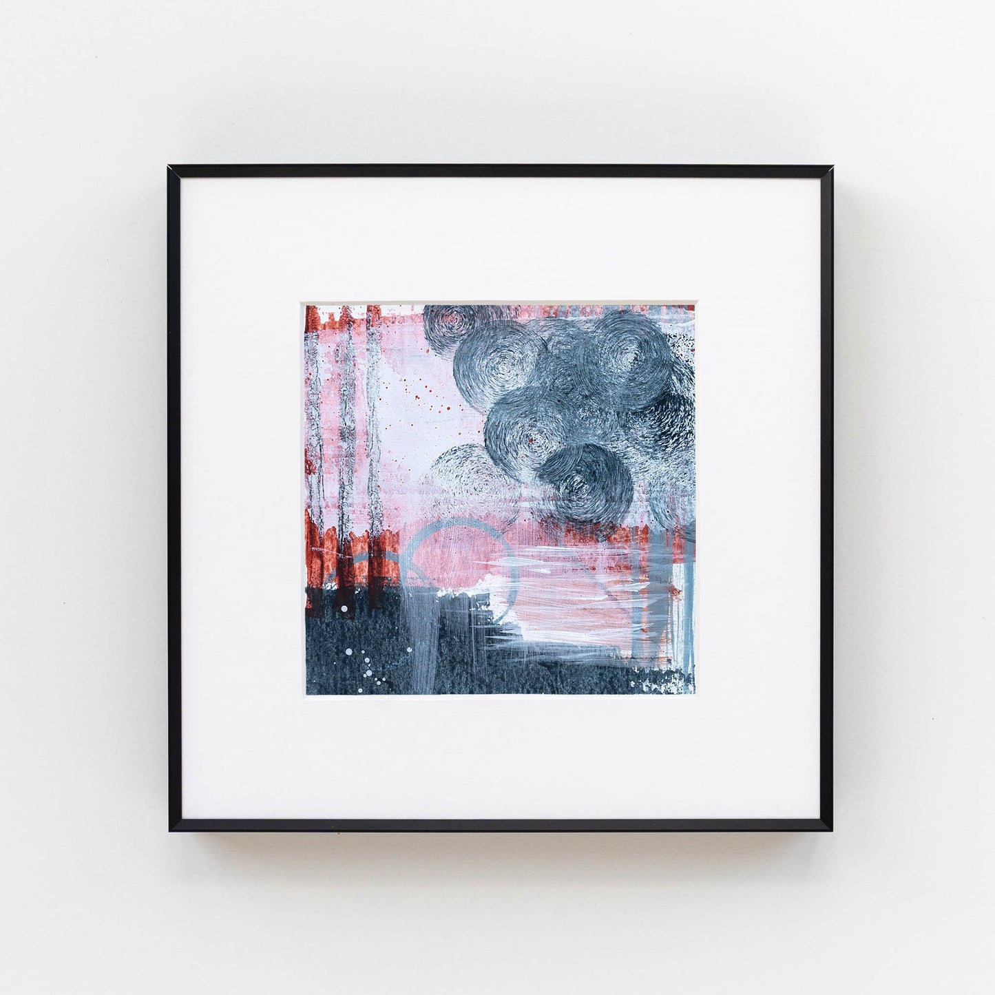 Urban Noise VII | Framed 5x5 inch Acrylic Painting