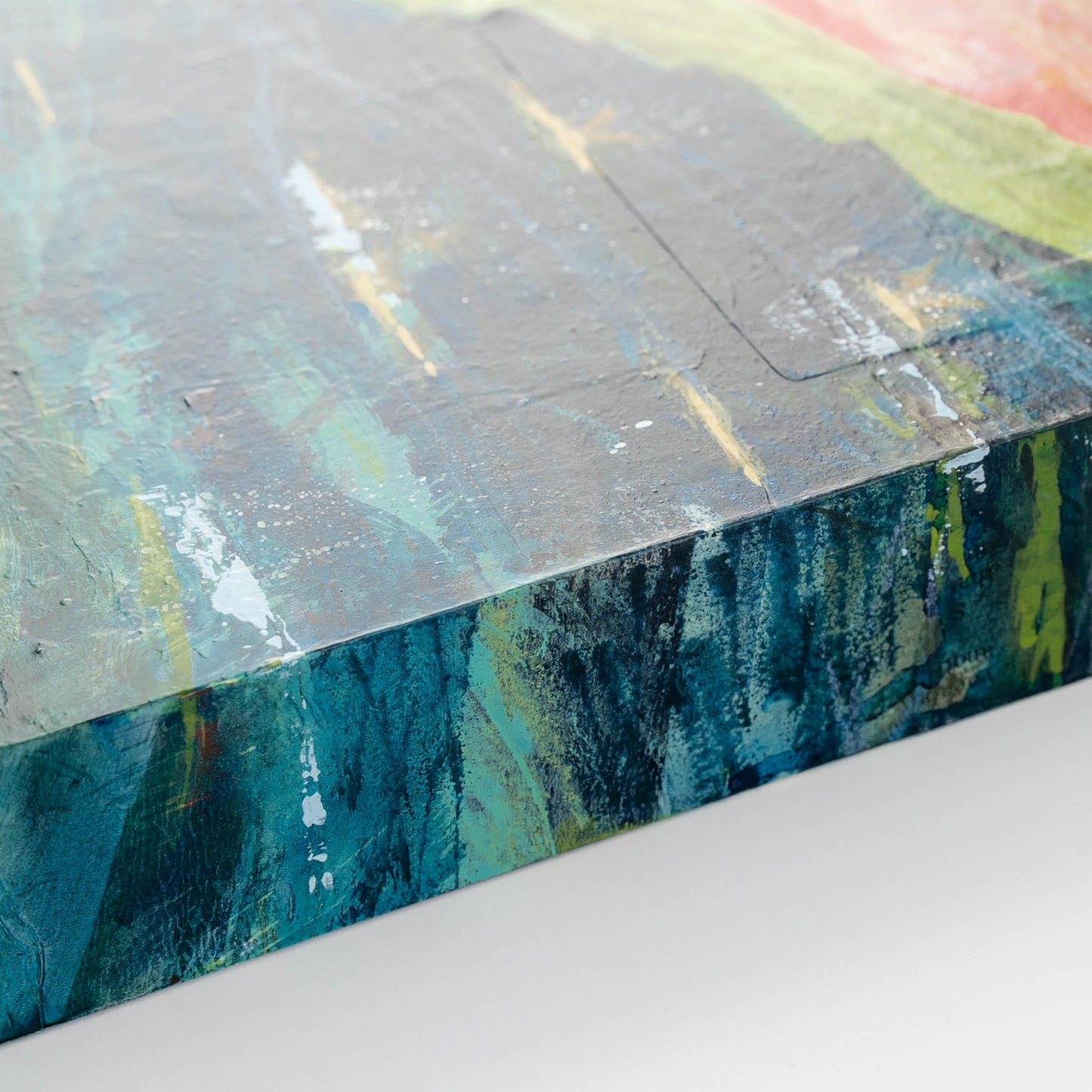 Windswept Clarity | 11x14 Abstract Painting on Wood Panel