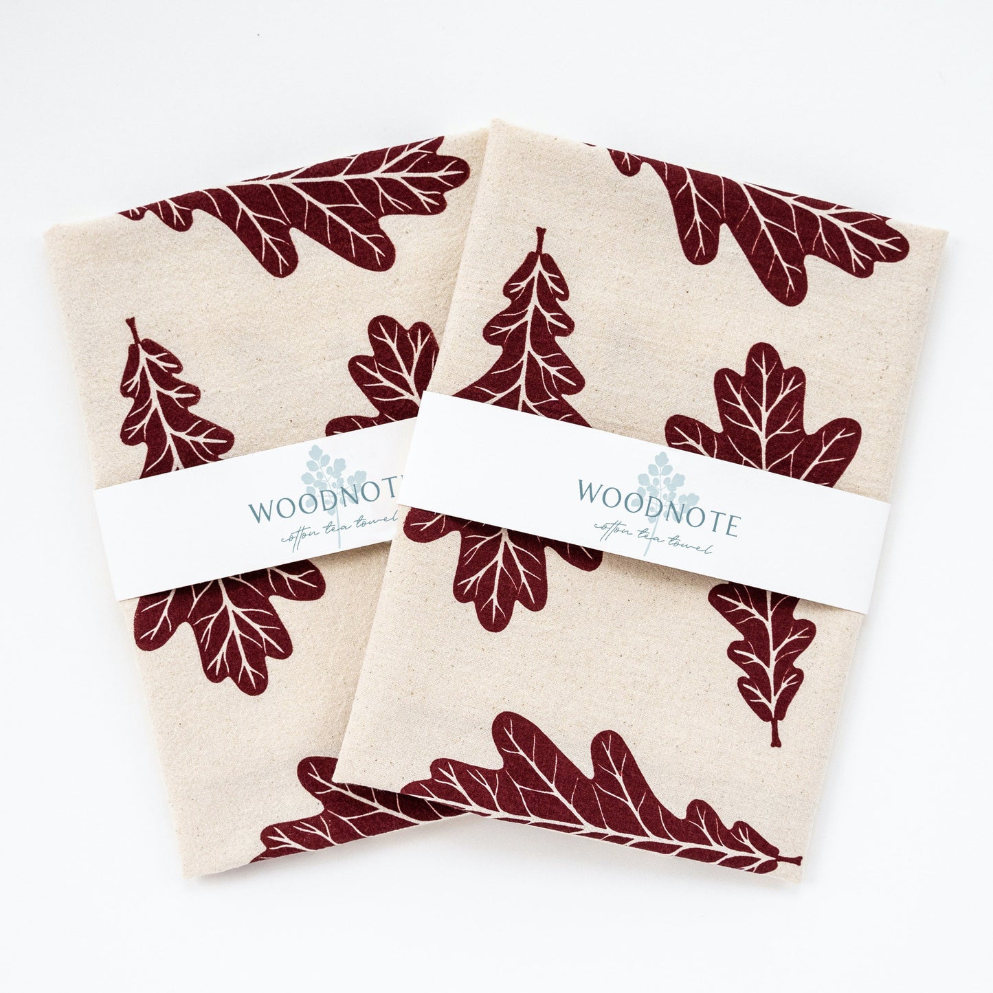 Oak Leaf Tea Towel