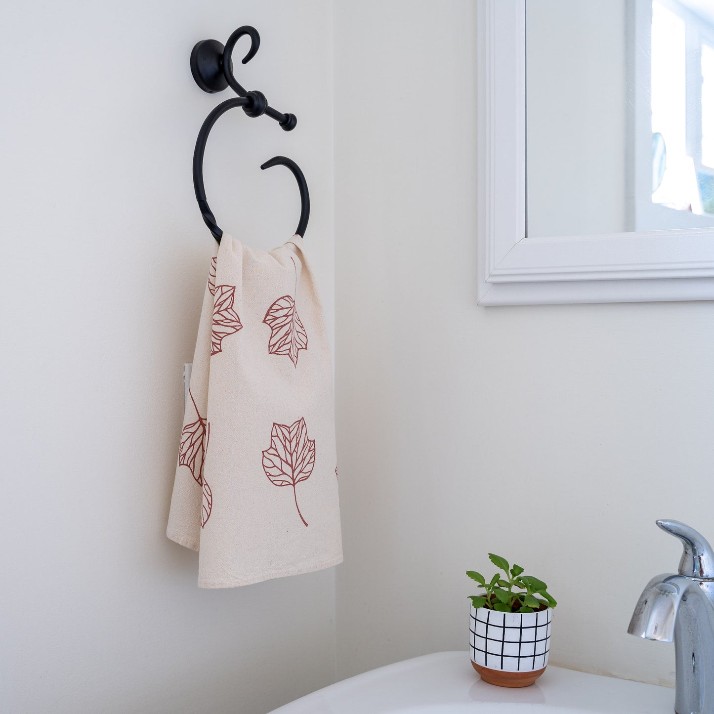 Tulip Poplar Leaf Tea Towel