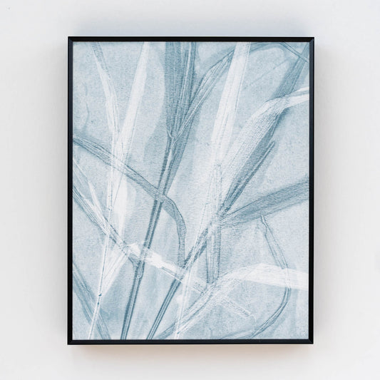 Blue Grasses Monoprint II