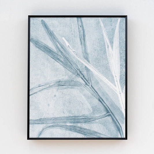 Blue Grasses Monoprint III