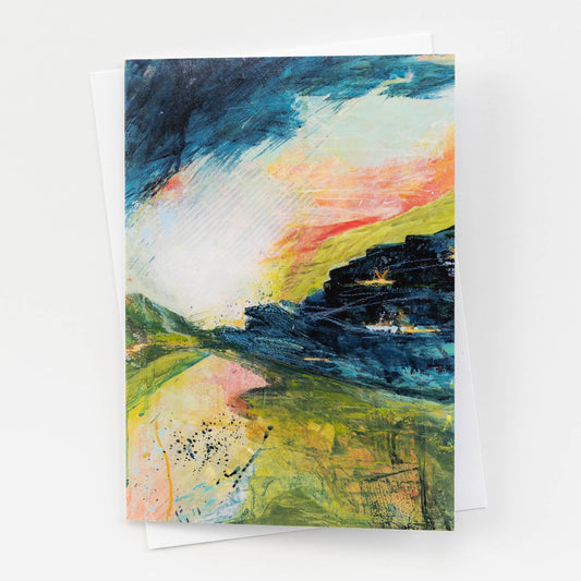 Abstract Landscape Fine Art Card | Windswept Clarity