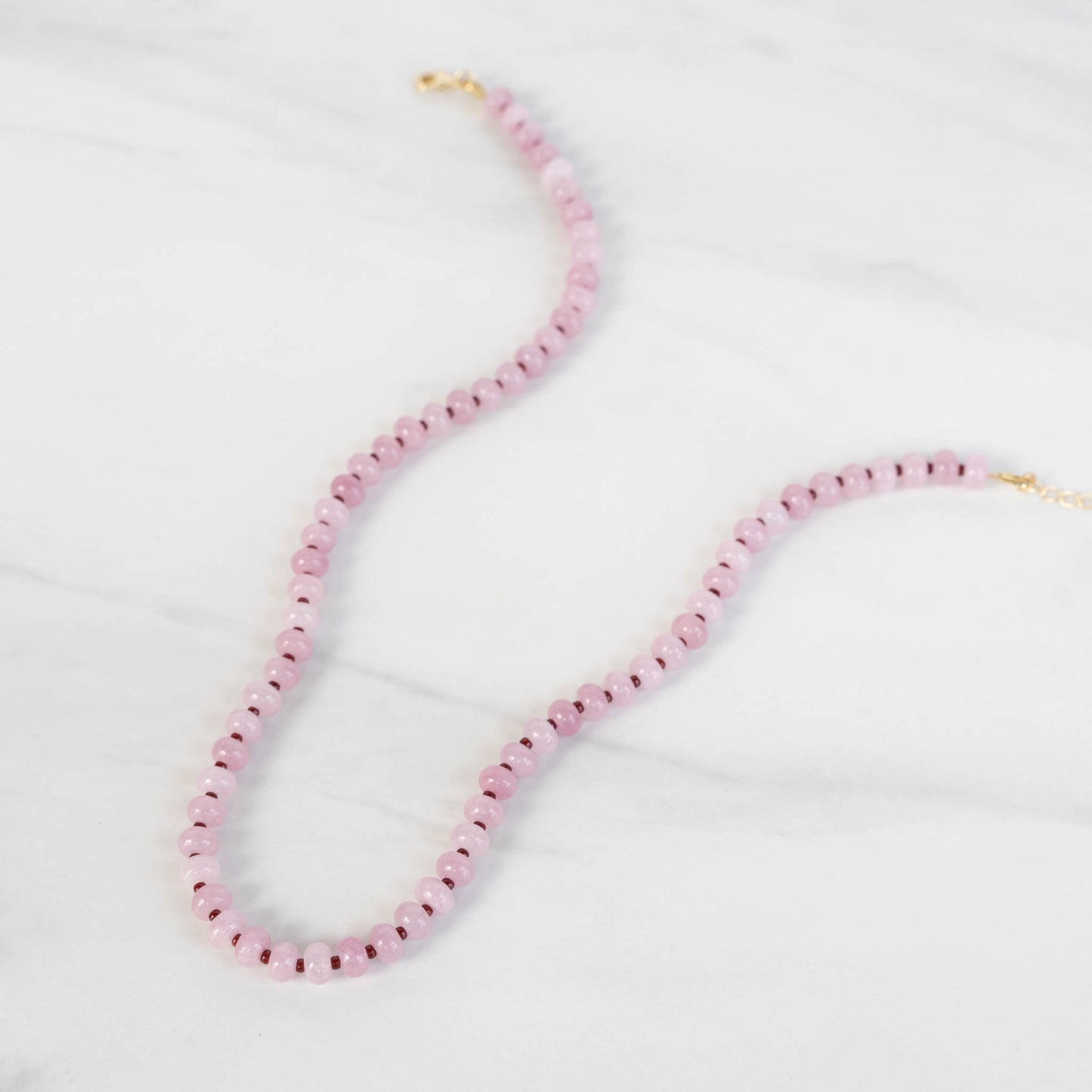 Dahlia Necklace | Candy Gemstone Beaded Necklace