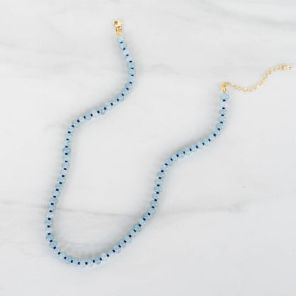 Dahlia Necklace | Candy Gemstone Beaded Necklace