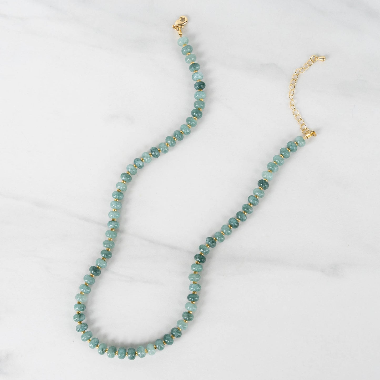 Dahlia Necklace | Candy Gemstone Beaded Necklace
