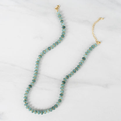 Dahlia Necklace | Candy Gemstone Beaded Necklace
