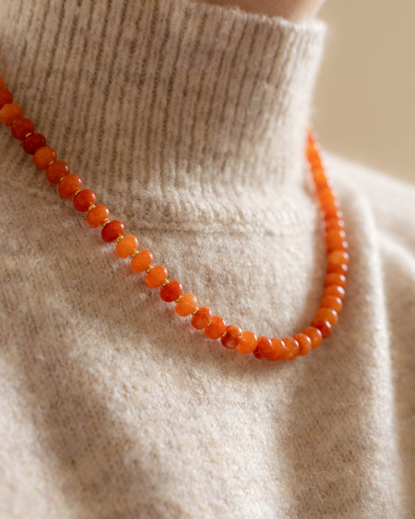 Dahlia Necklace | Candy Gemstone Beaded Necklace