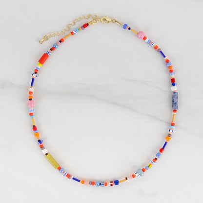 Summer Necklace | Colorful Beaded Necklace