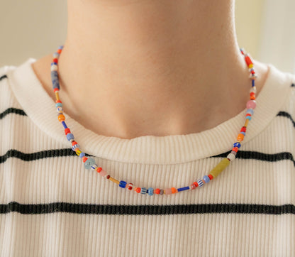 Summer Necklace | Colorful Beaded Necklace