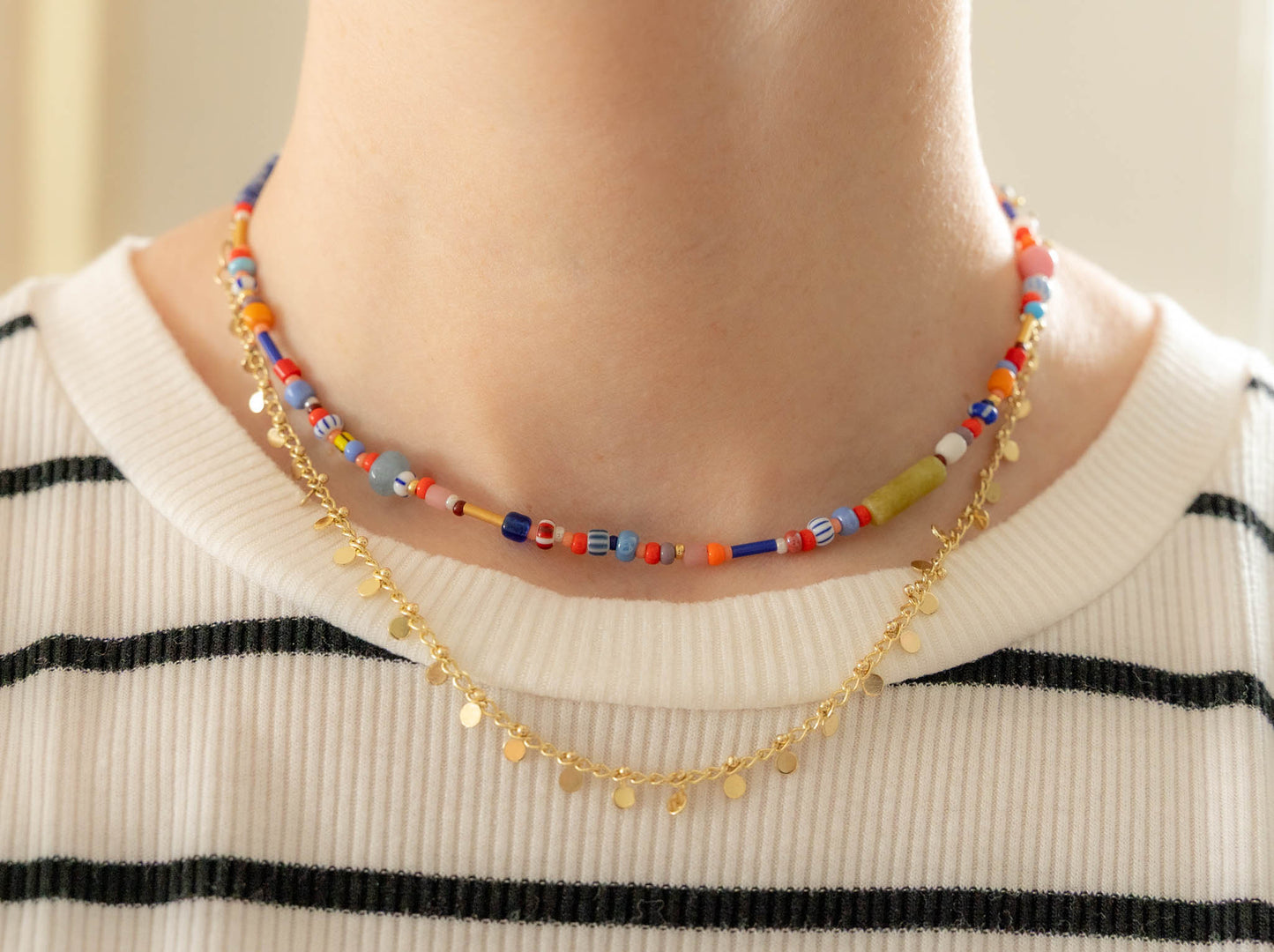 Summer Necklace | Colorful Beaded Necklace