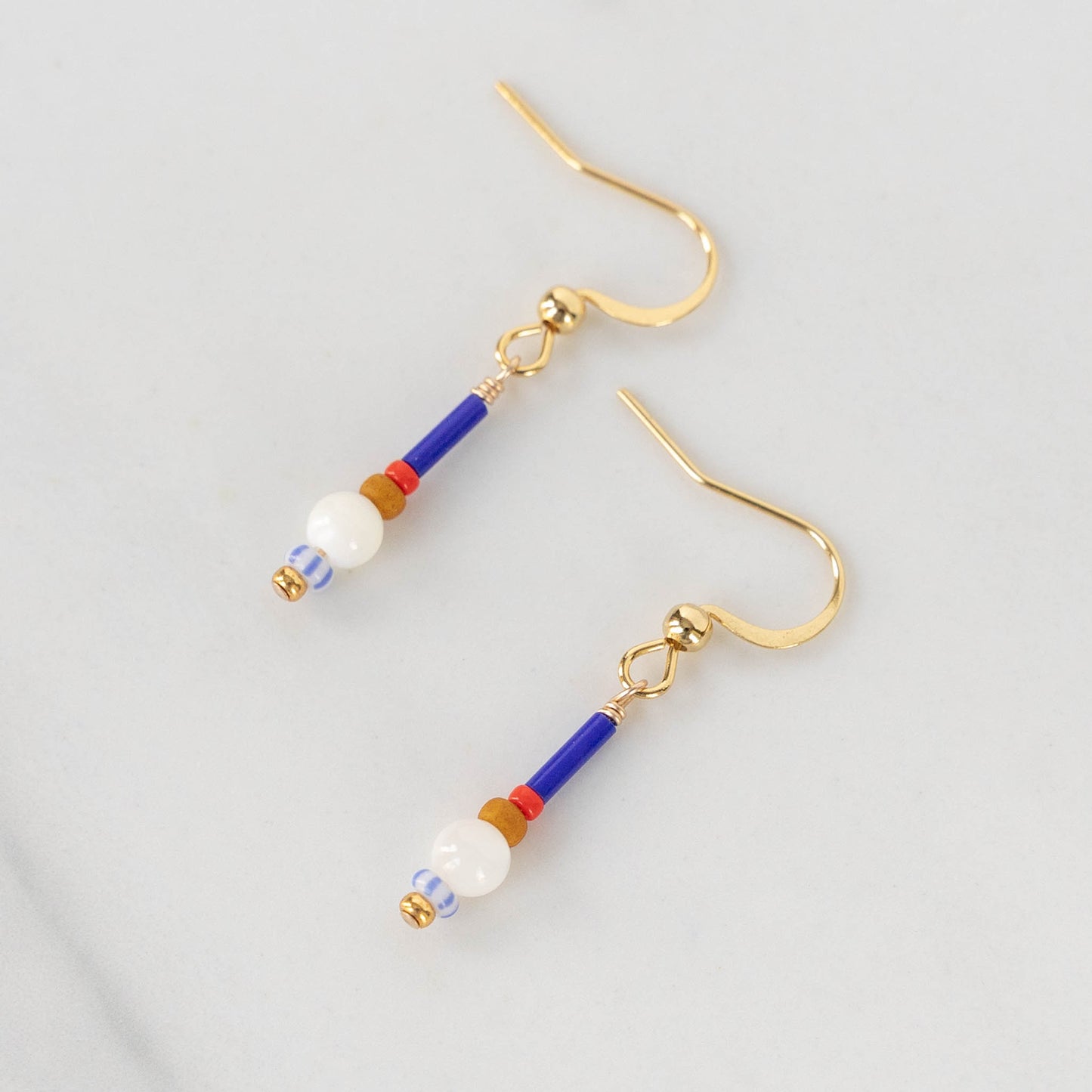 Rowan Earrings | Colorful Beaded Dangle Earrings