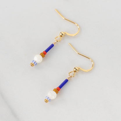 Rowan Earrings | Colorful Beaded Dangle Earrings