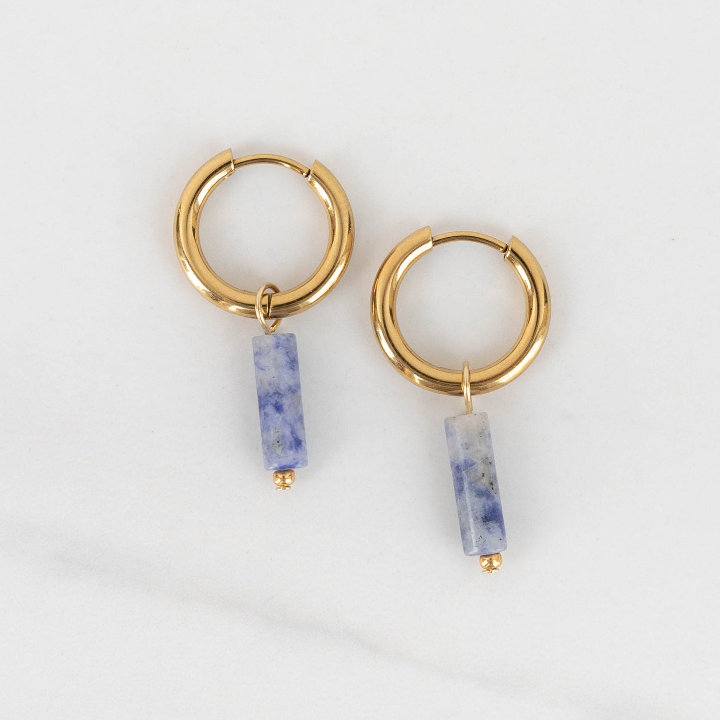 River Huggie Hoop Earrings