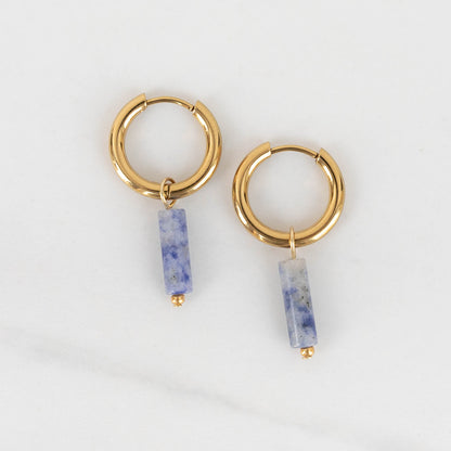 River Huggie Hoop Earrings