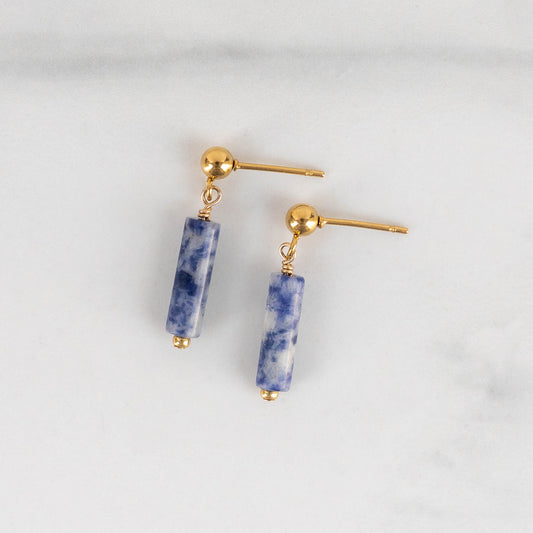 River Stud Dangle Earrings