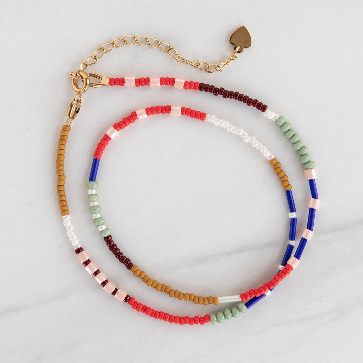 Rowan Necklace | Colorful Seed Bead Choker Necklace