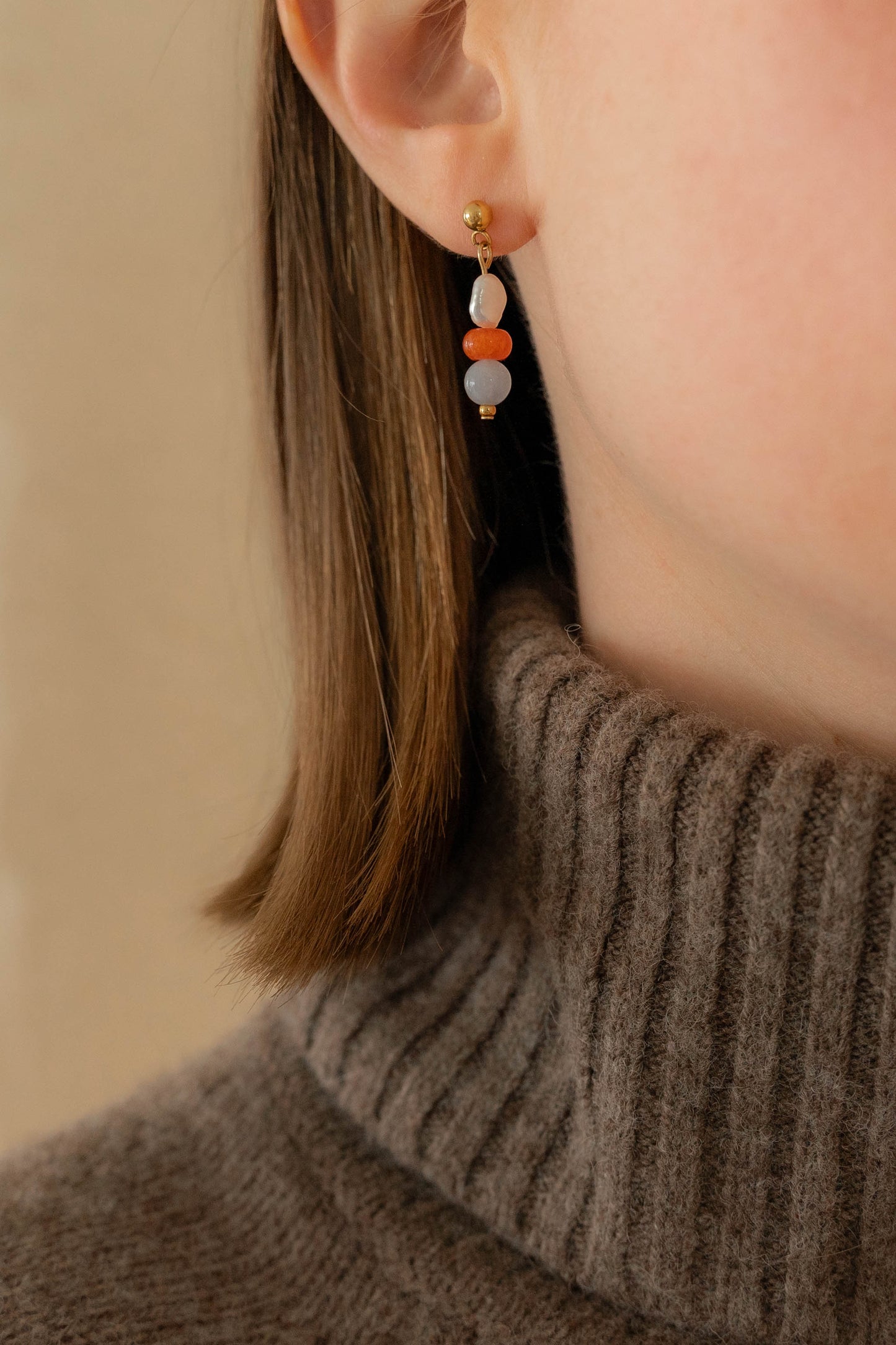 Skye Stud Dangle Earrings