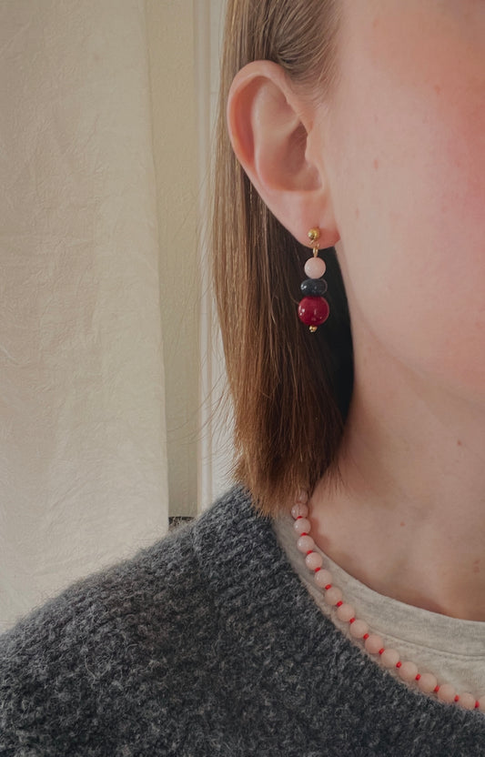 Brooke Stud Dangle Earrings