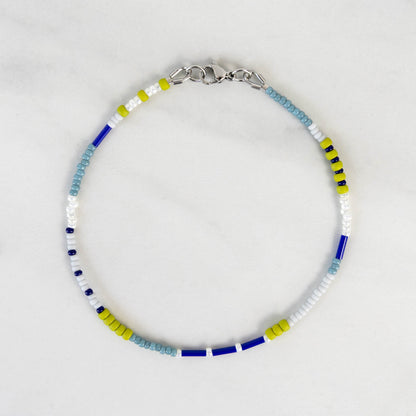 Cove Anklet | Colorful Seed Bead Anklet