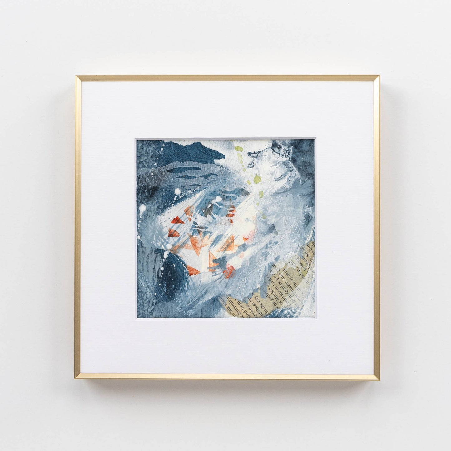 Atmosphere III | Framed 5x5 inch Acrylic Painting