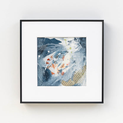 Atmosphere III | Framed 5x5 inch Acrylic Painting