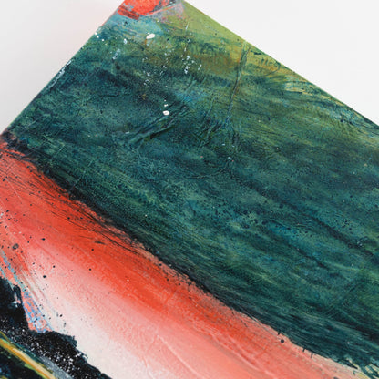 Can You Smell the Rain? II | 11x14 Abstract Landscape Painting on Wood Panel