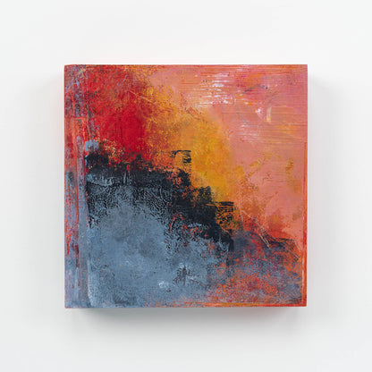 Catharsis I | 8x8 Abstract Painting on Wood Panel