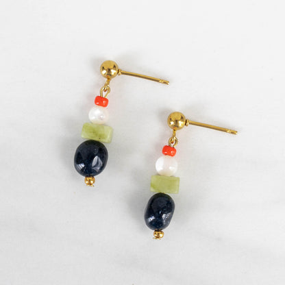 Jasmine Stud Dangle Earrings