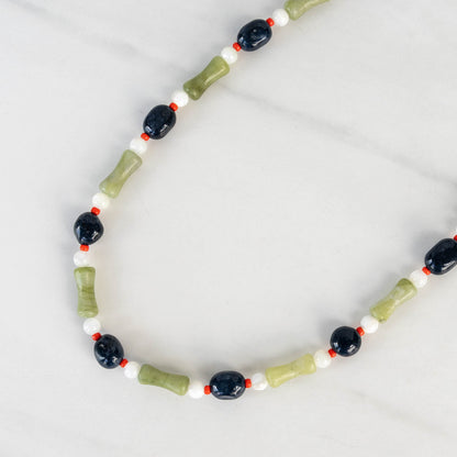 Jasmine Necklace | Beaded Gemstone Necklace