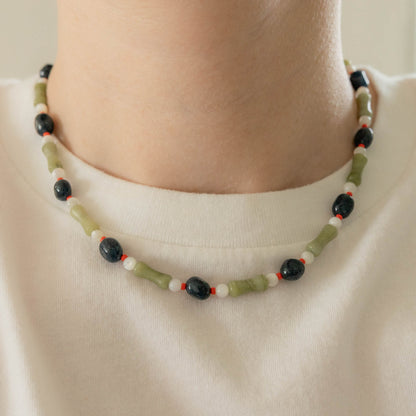 Jasmine Necklace | Beaded Gemstone Necklace