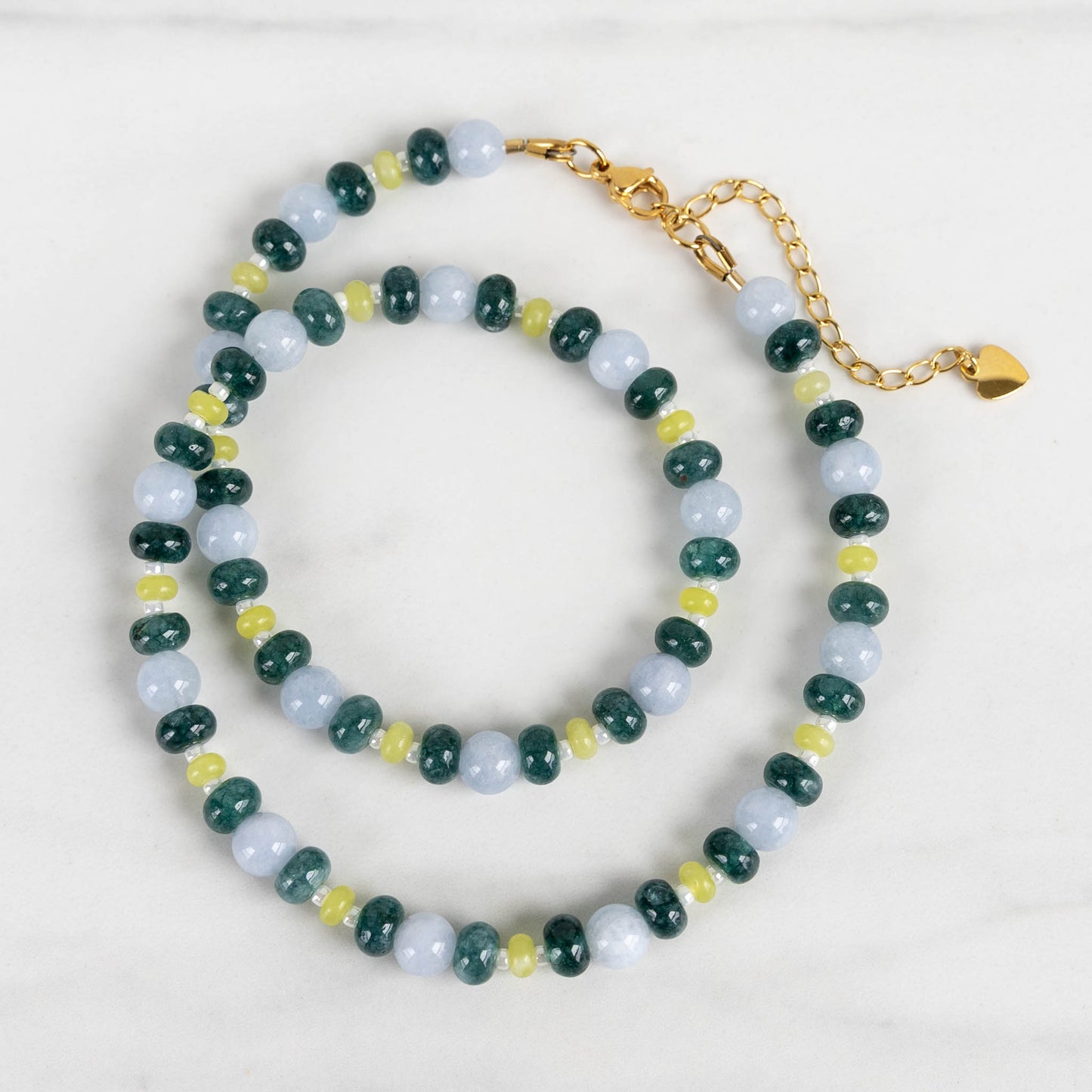 Juniper Necklace | Beaded Gemstone Necklace
