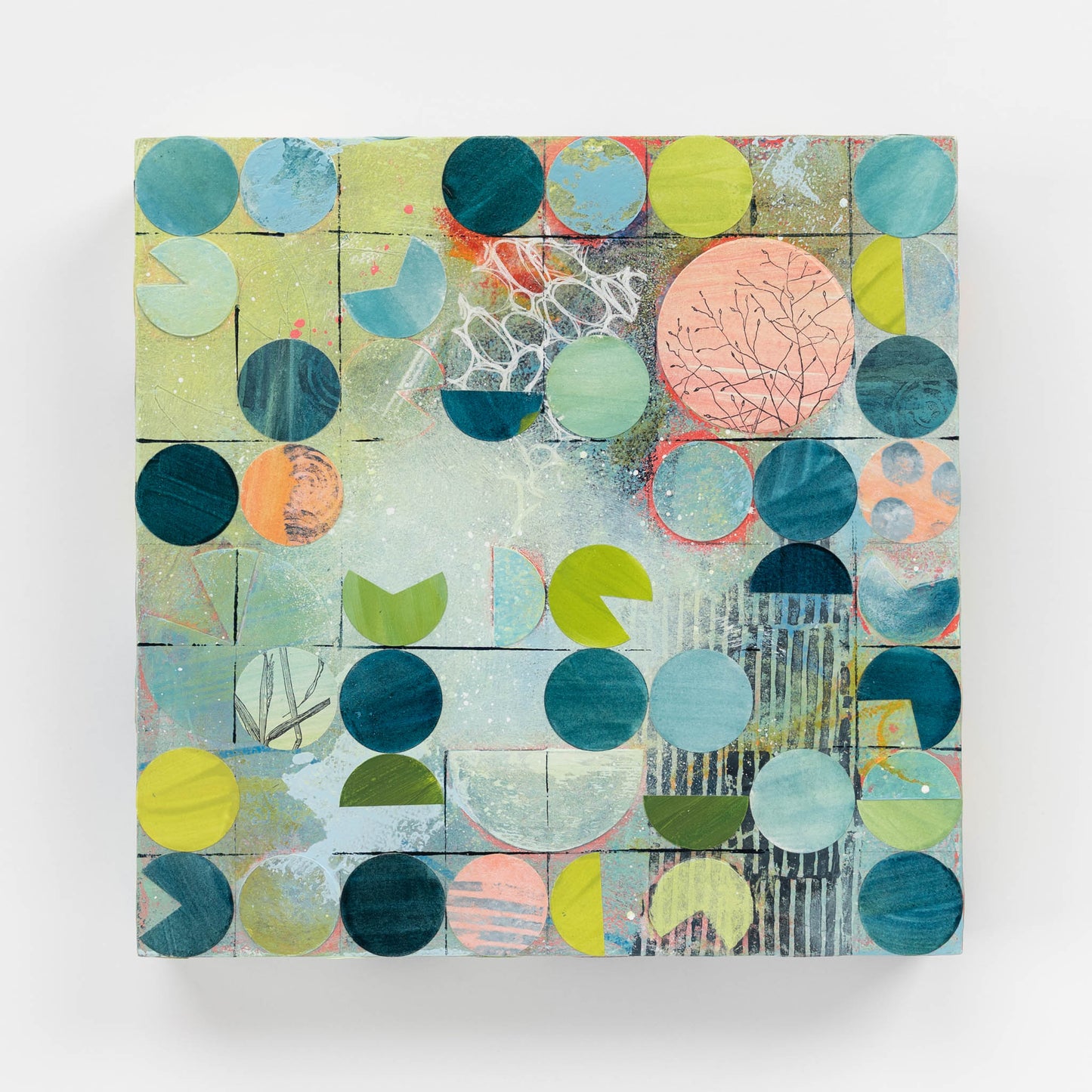 Pivot VI | 8x8 Abstract Painting on Wood Panel
