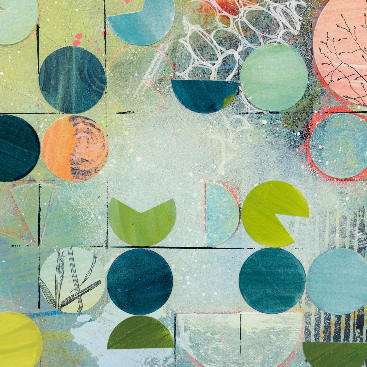 Pivot VI | 8x8 Abstract Painting on Wood Panel