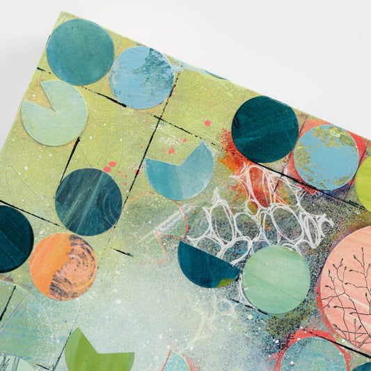 Pivot VI | 8x8 Abstract Painting on Wood Panel