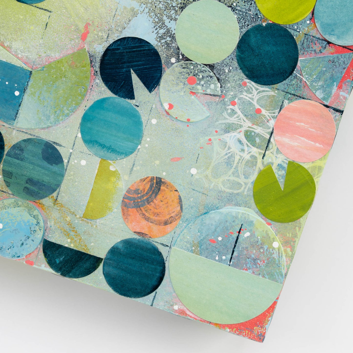 Pivot VII | 8x8 Abstract Painting on Wood Panel