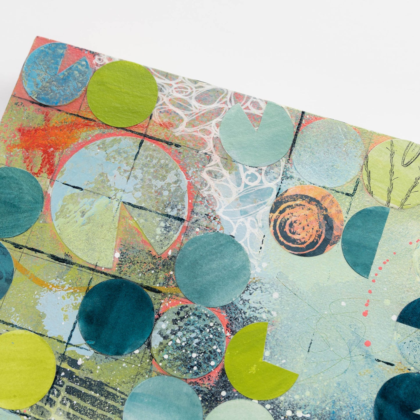 Pivot VIII | 8x8 Abstract Painting on Wood Panel