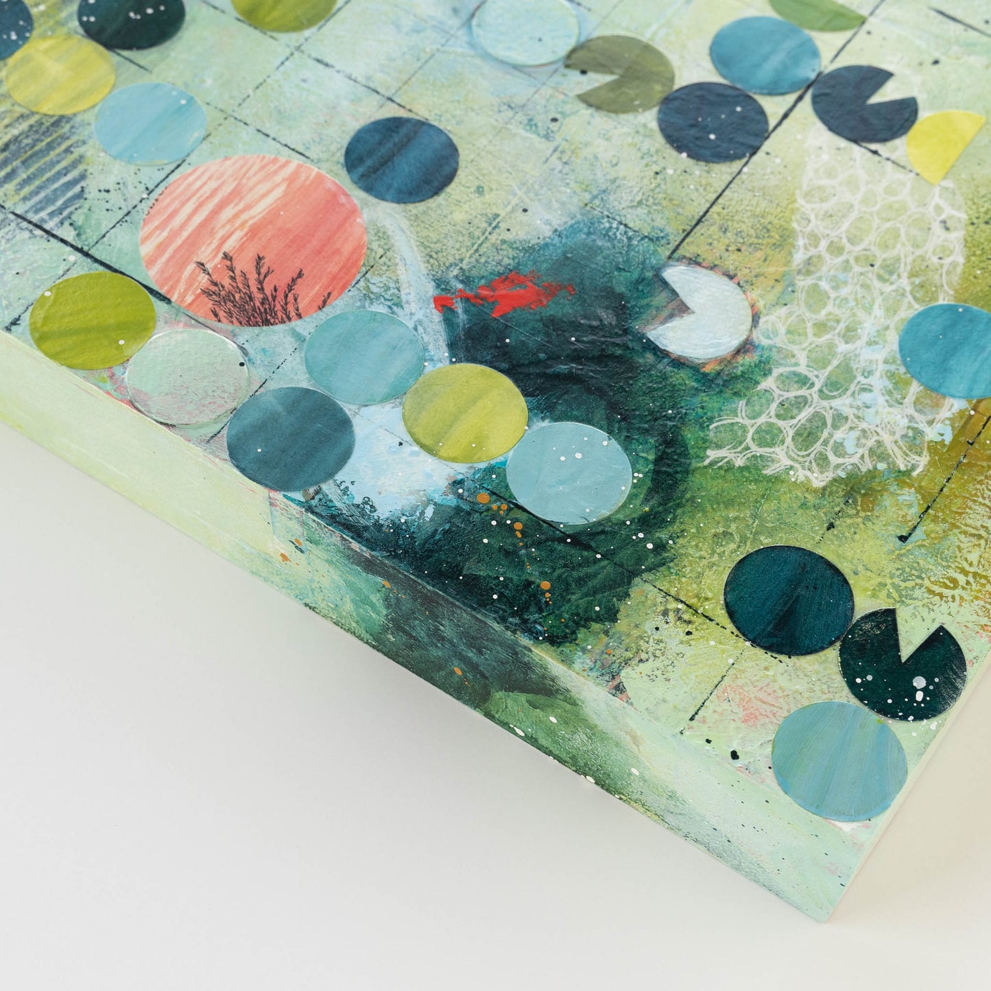 Pivot IX | 14x14 Abstract Painting on Wood Panel