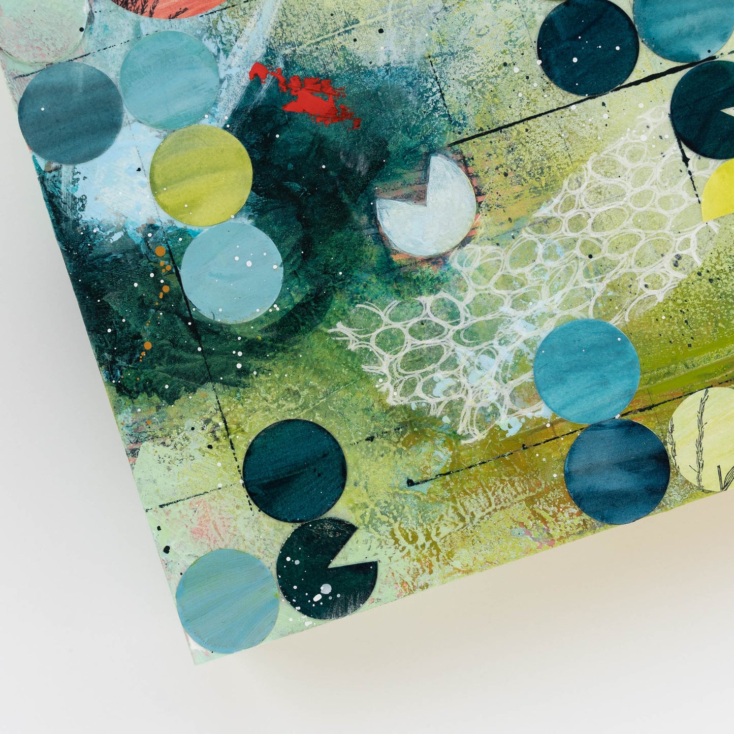 Pivot IX | 14x14 Abstract Painting on Wood Panel